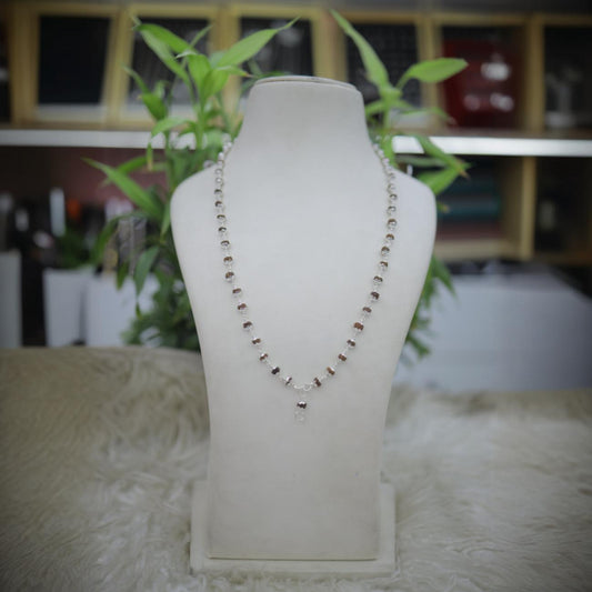 Silver with Cap Rudraksha Brown